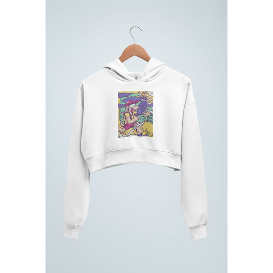 Hoodie Woman cropped Lolo - Match Point California