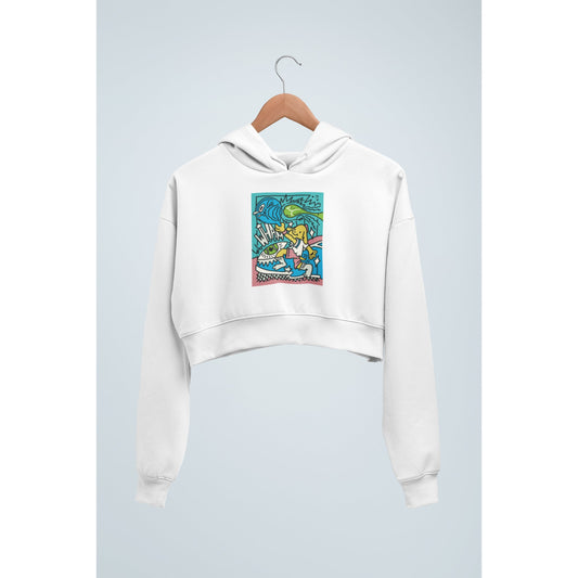 Hoodie Woman Cropped Tuk - Match Point California